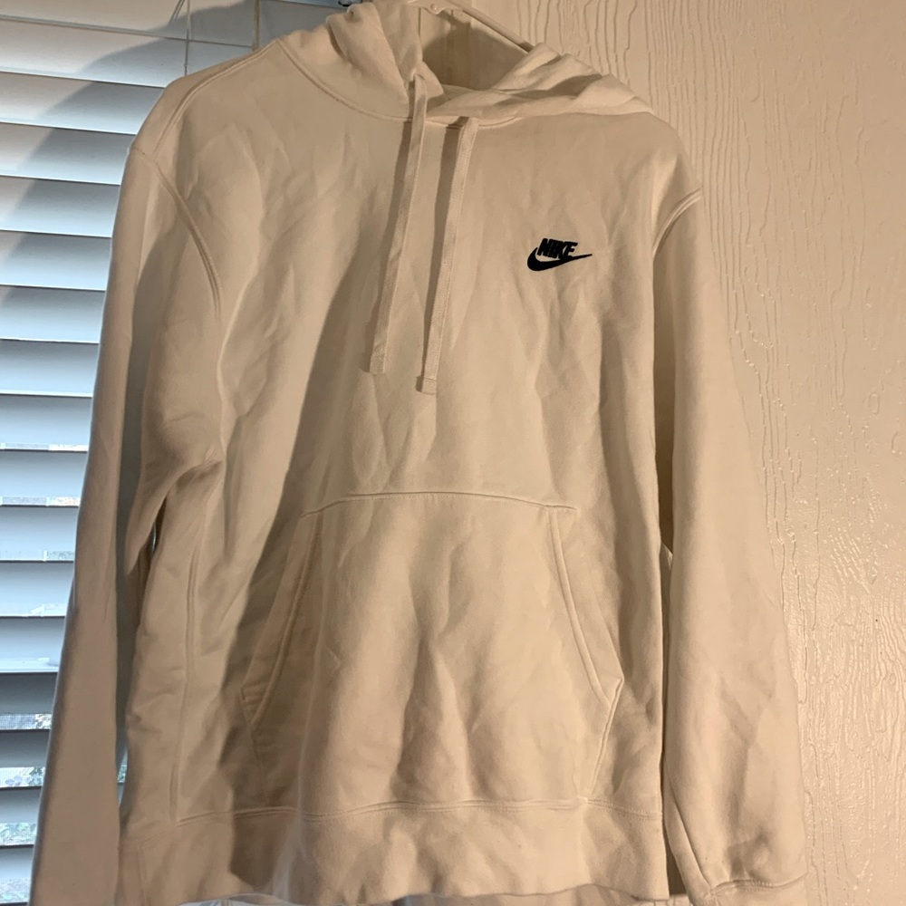 plain white nike hoodie